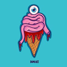 Ice cream. Design, Character Design, Traditional illustration, and Vector Illustration project by Almudena La Orden - 06.12.2017