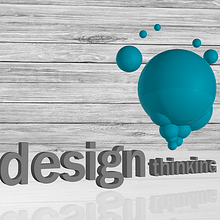 DESIGN THINKING - LOGO 3D. 3D project by Sara Sintes - 05.13.2017