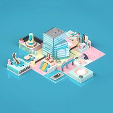 UKTV Purpose. 3D, Animation, and Motion Graphics project by Alejandro Magnieto Benlliure - 06.14.2017