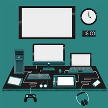 Device chaos. Un proyecto de Diseño, Ilustración tradicional e Ilustración vectorial de Javi Travi - 14.06.2017