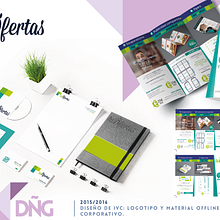 Diseño de IVC: logotipo y material offline corporativo.. Design, Editorial Design, Graphic Design, Br, ing & Identit project by David Jordán Menéndez - 08.19.2015