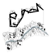 Paisaje Aereo. Architecture, Street Art, Fine Arts, Collage & Industrial Design project by Maria Camila Agudelo - 06.15.2017