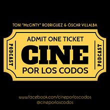 Cine por los Codos Podcast (Logo y portada Fb). Br, ing, Identit, and Vector Illustration project by Oscar Villalba González - 03.15.2017