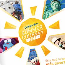 Colegio Base Summer Courses. Een project van Grafisch ontwerp y  Reclame van Rubén Salazar - 11.06.2017