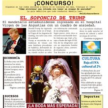 Portada periódico. Un progetto di Design editoriale di Ana García - 16.03.2017