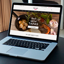 NotJustTapas. Een project van  Br, ing en identiteit y UX / UI van Diga33! - 17.06.2017