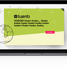 Tuenti. Graphic Design project by Gemma Cachorro Gómez - 06.17.2017