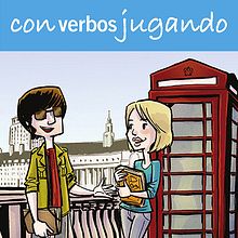 Con Verbos Jugando. Traditional illustration project by David GJ - 01.01.2011