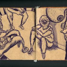 Sociedad. Ojos andantes.. Un proyecto de Arte urbano, Bellas Artes, Diseño de personajes, Ilustración tradicional e Ilustración vectorial de Abraham Henriquez - 21.06.2017