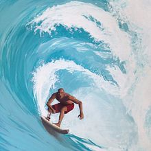Surfeando ese sueño / Pintura. Un proyecto de Bellas Artes y Pintura de Patricia Pagnucco - 19.08.2014