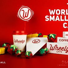 Wheelys Café / Guatemala . Art Direction, Product Design, Graphic Design, and Paper Craft project by Carlos chong - 06.19.2017
