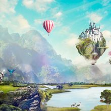 Fairy Tales Matte Painting . Un proyecto de Diseño gráfico, Ilustración tradicional y Retoque fotográfico de Melo - 19.06.2017