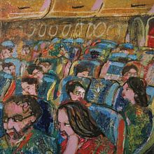 summer time. Street Art, Fine Arts, and Painting project by Lourdes Ral - 06.19.2017