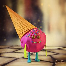 Mi primer bichejo en 3D. 3D, e Design de personagens projeto de Enriro Navajas - 19.06.2017