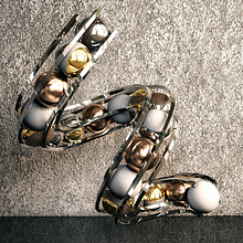 Render abstracto #15. 3D project by Javier Soler Esplugues - 12.07.2016