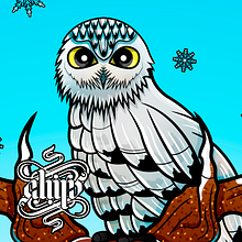 Invierno / Winter. Projekt z dziedziny Grafika wektorowa użytkownika Esteban Moya Viteri - 21.06.2017