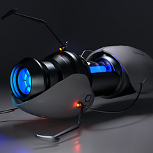 Modelado 3D / / Portal Gun . 3D project by David Escribano Gálvez - 06.21.2017