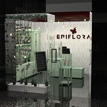 Retail, punto de venta Orquídeas. 3D & Interior Design project by Juan Leal - 06.21.2017