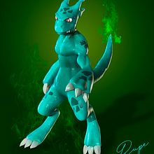 3D Character - Monster Blue Ein Projekt aus dem Bereich 3D, Animation und Animation von Figuren von Marc Bupe - 06.04.2017