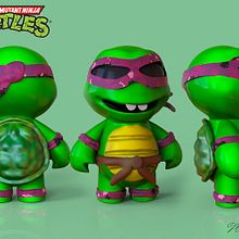 3D Modeled and textured - Turtles Mini Ein Projekt aus dem Bereich 3D, Animation, Animation von Figuren, Design von Figuren und Fotoretuschierung von Marc Bupe - 19.06.2017