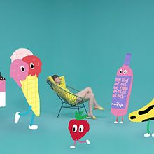 Monologueando Summer Hit. Un proyecto de 3D, Animación, Animación de personajes, Desarrollo Web, Dirección de arte, Diseño, Diseño gráfico, Diseño Web, Fotografía, Ilustración tradicional, Ilustración vectorial, Música, Redes Sociales, Stop Motion, Vídeo y Packaging de THIS is UMAMI - 13.06.2017