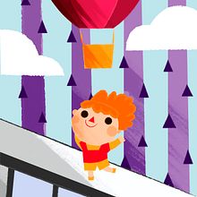 Travelling by tram - Bookmark. Een project van Ontwerp van personages, Grafisch ontwerp y Traditionele illustratie van Fabiola Correas - 25.06.2017