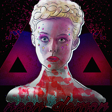 Neon Demon - Ellen Fanning . Ilustrație tradițională de Andre Filipe Sousa - 07.04.2017