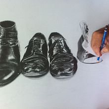 Dibujo hiperrealista con Ángel Cortés.. Un proyecto de Bellas Artes de Miguel Gosálvez Mariño - 26.06.2017