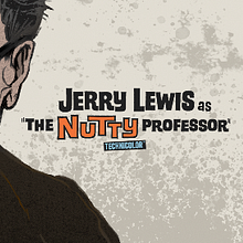 Jerry Lewis as ·The Nutty Professor". Traditional illustration project by JUANJO NEZNA - 02.28.2018