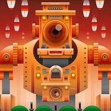 Ilustración | Goodbye Amerika!. Design, Traditional illustration, Vector Illustration, Creativit, and Art Direction project by Luis Daniel Pérez Molina - 06.27.2017