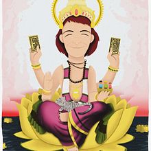 DIASHNA. Traditional illustration project by Aitor Larrea - 06.29.2017
