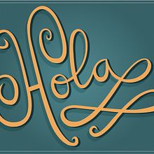 Le doy la bienvenida a mi vida al Lettering. Een project van  Ontwerp,  Belettering, T y pografie van Manuela - 29.06.2017