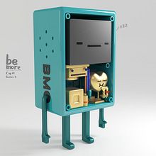 Be more. 3D, Character Design, and Traditional illustration project by Santiago Moriv - 07.03.2017