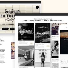 Seagrams Hotel. Web Development project by David Ramírez - 12.01.2016