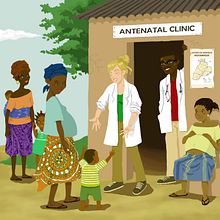 Mamás de Mozambique. Un progetto di Illustrazione tradizionale di María de la Fuente Soro - 04.07.2014