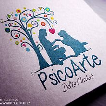 Logotipo: PsicoArte Tenerife (Delia Murias). Design, and Graphic Design project by Elena Doménech - 07.05.2017