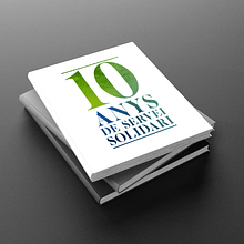10 ANYS DE SERVEI SOLIDARI. Design, Editorial Design, and Graphic Design project by Julen Gerrikabeitia Segura - 06.11.2017