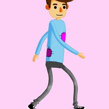 Mi Proyecto del curso: Construye un amigo: del lápiz al movimiento. Animação projeto de shon_maes - 06.07.2017