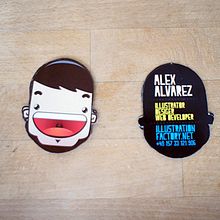 Tarjetas de Presentación. Graphic Design, and Traditional illustration project by Alejandro Alvarez - 07.06.2017