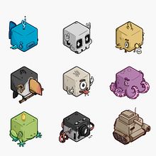 36 Íconos Ilustrados. Character Animation, Character Design, and Traditional illustration project by Alejandro Alvarez - 07.06.2017