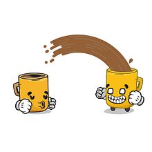 Tazas Animadas. Animation, Character Animation, Character Design, and Traditional illustration project by Alejandro Alvarez - 07.06.2017