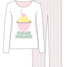 Diseño de punto de cruz para pijama / Cross stitch design for pajama. Graphic Design, T, and pograph project by Ángela Gutiérrez García - 07.06.2017