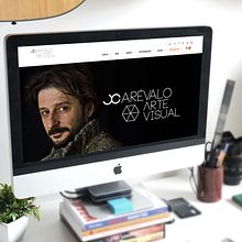 Diseño Web JC Arévalo Artista Visual. Un proyecto de Diseño Web de Cecilia O'Donnell - 06.06.2016