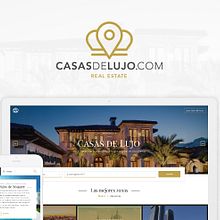 Casas de Lujo. Sitio web.. Br, ing, Identit, Web Development, Design, Interactive Design, Web Design, and UX / UI project by Adrián Miranda Rodríguez - 07.07.2017
