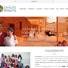 Página web Childsrights. Web Design project by Wellaggio - 07.08.2017
