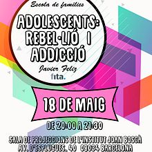 Cartel de Ciclo de Conferencias - INS Joan Boscà. Un progetto di Design di Guillem Bellet i Navarro - 10.05.2017