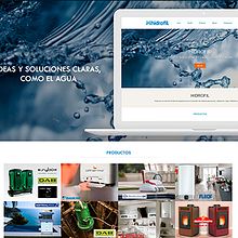 Diseño Web - Hidrofil. Un proyecto de Desarrollo Web de Milagros Sánchez Fernández - 01.02.2017