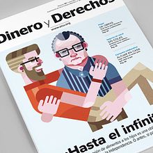 Dinero y Derechos Cover. Traditional illustration, and Vector Illustration project by Ricardo Polo López - 07.10.2017