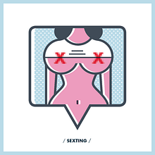 ÏU MAG. Sexting. Art Direction, Editorial Design, and Traditional illustration project by Del Hambre - 07.10.2017