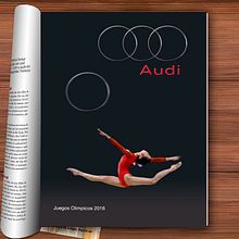 Proyecto personal  Anuncio Campaña Audi Olimpiadas. Un proyecto de Diseño gráfico y Publicidad de tatimark - 11.07.2017
